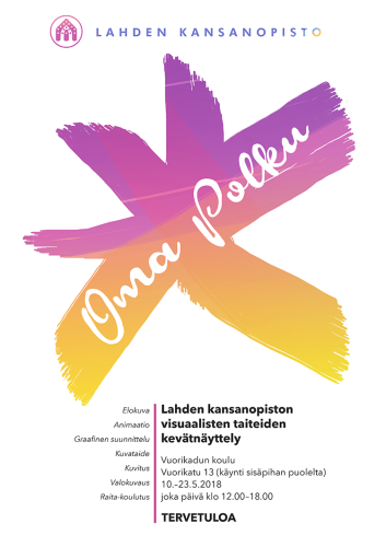 Oma Polku - Exhibition poster