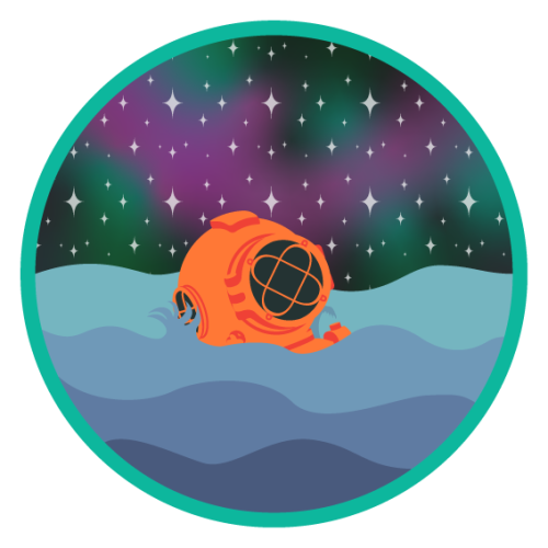 Unknown seas - Exhibition logo